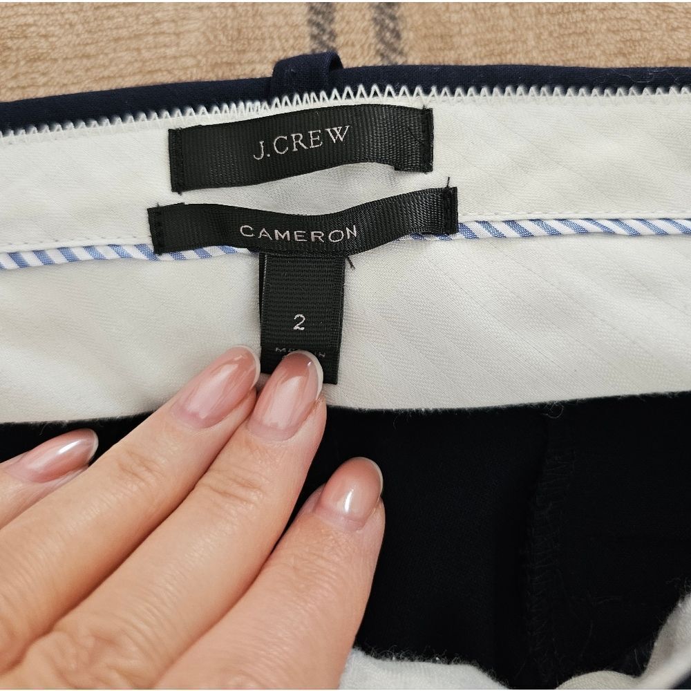 J. Crew Cameron Navy Blue Pants - Picture 3 of 4